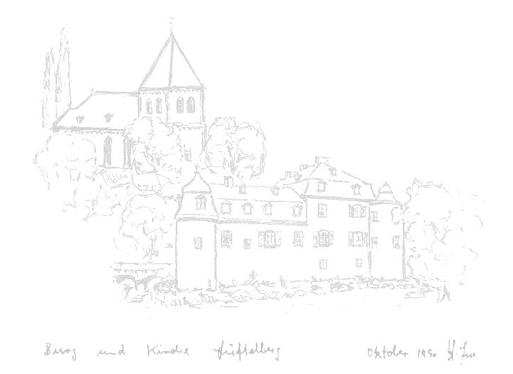 Burg und Kirche in Lüftelberg