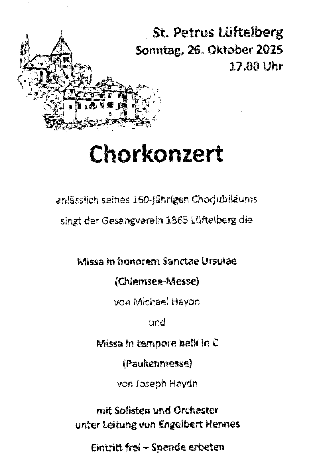 Plakat Konzert 2025